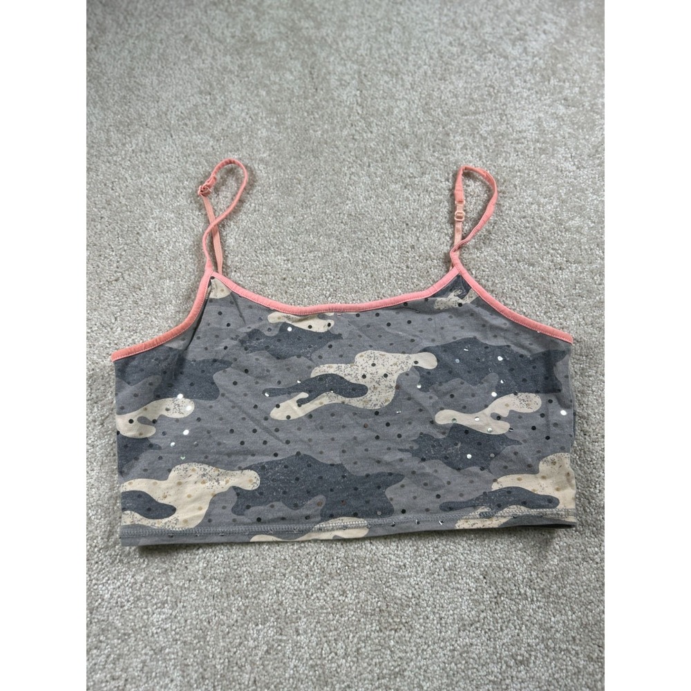 Girls Camouflage Crop Top With Adjustable Straps Size 18‎